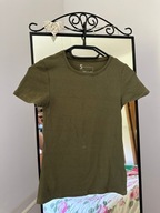 Khaki t-shirt fsbn sister 36 S koszulka zielona