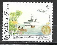 WALLIS ET FUTUNA -Francuska Flota Pacyfiku -okręt 1993 ** Mi 634 (1555)