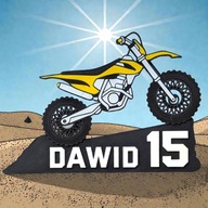 Topper na tort MOTOCYKL MOTOR MOTOCROSS CROSS wybierz IMIE i WIEK / ŻÓŁTY