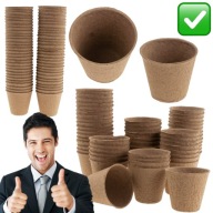 DONICZKI TORFOWE MAŁE BIO ZESTAW DO ROZSADY WYTRZYMAŁE 6 cm 60 SZT | MARTOM