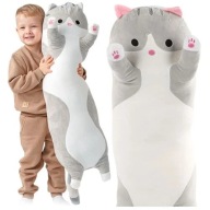 MASKOTKA PLUSZAK MIŚ KOT 70CM MIEKKI DZIECI DZIECKO PREZENT URODZINY KOTEK