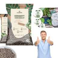 KERAMZYT OGRODNICZY KALINOVA 4L DRENAŻ DO DONICZEK I ROŚLIN 8-16MM