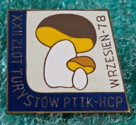 ODZNAKA XXII ZLOT TURYSTÓW PTTK - HCP WRZESIEŃ 1978