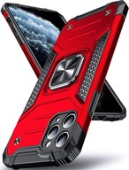 Pancerne Etui Armor Ring Stand Ochronne do iPhone 11 PRO Czerwone / RED