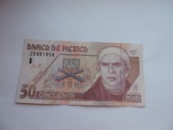 MEKSYK 50 PESOS 2000