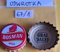 Kapsel z piwa Bosman Szczecin odwrotki