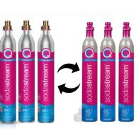 3X NAPEŁNIANIE WYMIANA BUTLI SODASTREAM QUICK CONNECT CO2 PACZKOMAT