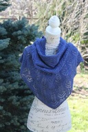 Gotowa chusta ażurowa- Hiacynta