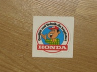 HONDA oryginalna naklejka z PRL
