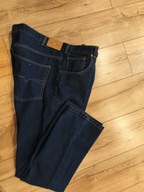Spodnie męskie 6XL klasyczne Basic miękki jeans idealne 54 pas114