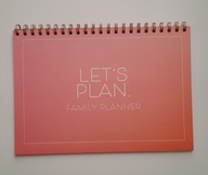 Rodzinny terminarz tygodniowy organizer kalendarz wieczny planer spotkań