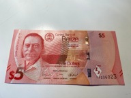 Belize - 5 dolarów - 2025 - UNC