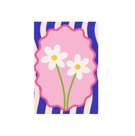 Plakat „Daisy Duo” – Radosny Kontrast