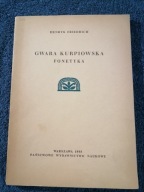 Gwara kurpiowska - Fonetyka, Henryk Friedrich