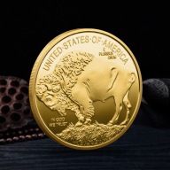 Moneta Kolekcjonerska Amerykański Bizon Złota