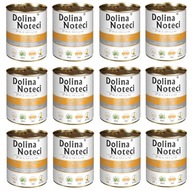 ZESTAW Dolina Noteci Premium MOKRA karma dla psa KACZKA z dynią 12x800g