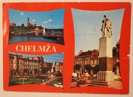 CHEŁMŻA. Pomnik Wdzięczności. Plac Wolności. Widok od strony jeziora