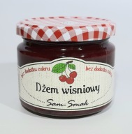 Dżem wiśniowy domowy BEZ DODATKU CUKRU 300 g