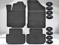 DYWANIKI SAMOCHODOWE GUMOWE KORYTKOWE 2CM KOMPLET 4SZT ZESTAW UNIWERSALNE