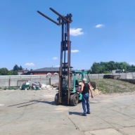 wózek widlowy Mitsubishi 5t -DUPLEX-długie widły