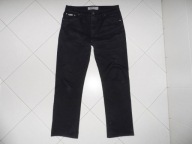 INBLU jeans CZARNE jak NOWE SPODNIE r 38 pas 98 na 180