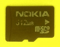 microSD 512 MB >> N O K I A >> Made in TAIWAN