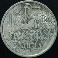 1 Gulden 1923 WMG - piękny egzemplarz - ORYGINAŁ