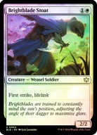 Karta Magic: The Gathering MTG Brightblade Stoat BLB *Foil*