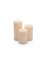 Dekoracja świąteczna LED Świece Ładowane 3szt 24h Pracy Ozdoba Święta