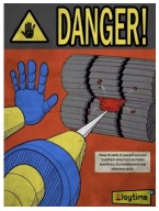 Plakat „Poppy Playtime” – Gamingowy Plakat Horror Retro