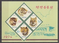 1974 Korea koty Mi blok 7 **
