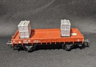 WAGON TOWAROWY OTWARTY PLATFORMA W TABORZE DR - H0 1:87