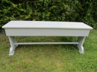 DREWNIANA ŁAWECZKA Z SCHOWKEM OZDOBA DOMU WIEJSKIEJ CHATY GANKU