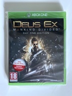 DEUS EX MANKIND DIVIDED PL XBOX ONE KOMPATYBILNA Z XSX 4K60 NOWA W FOLII !