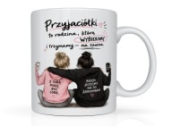 Kubek z nadrukiem dla przyjaciółki na prezent urodziny do kawy herbaty