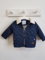 F&F niemowlęca kurtka chłopięca kożuszek chłopiec 9-12 msc / 80 cm