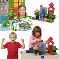 KLOCKI MAGNETYCZNE 3D KONSTRUKCYJNE MINECRAFT MAINCRAFT SZESCIANY PIKSELE