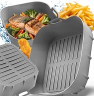 WKŁAD SILIKONOWY WIELORAZOWY FORMA DO FRYTKOWNICY BEZTŁUSZCZOWEJ AIR FRYER
