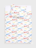 Komplet pościeli Hot Wheels 160x200 cm kolorowa 100% bawełna + 70x80 cm