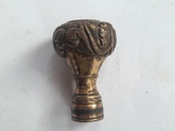 Stara głowica do rękojeści szabli XIX wiek, mosiężna
