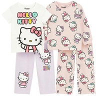 Cool, Piżama dziewczęca, Hello Kitty, zestaw, 2 szt. 110 cm