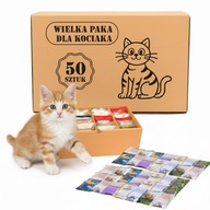 KARMA MOKRA DLA KOTA 50 SZT. – SASZETKI MIX SMAKÓW, WIELKA PAKA PREMIUM