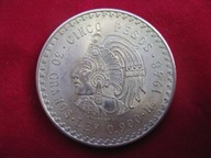 MEKSYK - 5 PESOS 1948 - srebro - Gratis dostawa