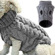 SWETER SWETEREK BLUZA UBRANKO DLA PSA KOTA CIEPŁY GOLF Roz. L