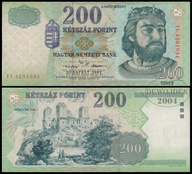 BNA - WĘGRY 200 Forintów 2002 FC 4201051 # P187b # VF+