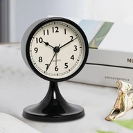 Zegar Retro Analogowy Stojący Budzik Klasyczny Alarm cichy na Baterie