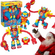 SUPER ZINGS ZESTAW ROBOT SUPERBOT SUGARFUN SUPERTHINGS FIGURKA + ROBOT