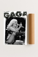 Plakat bez ramy 50x70 cm Lady Gaga – muzyka, gwiazda pop, dekoracja