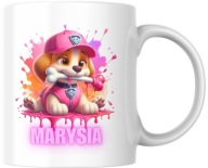 Kubek Psi Patrol z imieniem piesek Sky idealny na prezent dla dziecka