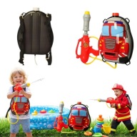 PISTOLET NA WODĘ DLA DZIECI Z PLECAKIEM Z MOTYWEM STRAŻY DO ZABAWY 2,5L